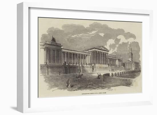 Architectural Design-null-Framed Giclee Print