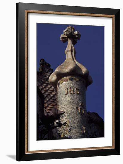 Architectural Detail from Batllo House, 1907-Antonio Gaudi-Framed Giclee Print
