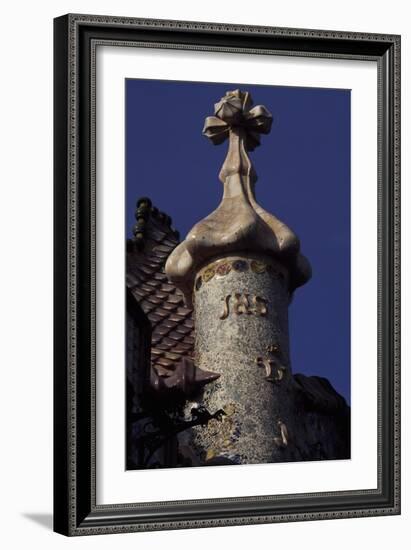 Architectural Detail from Batllo House, 1907-Antonio Gaudi-Framed Giclee Print