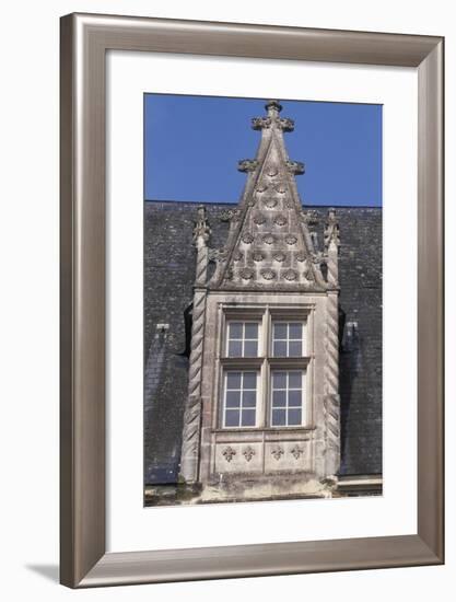 Architectural Detail from Chateau De La Motte-Glain, La Chapelle-Glain, Pays De La Loire, France-null-Framed Giclee Print