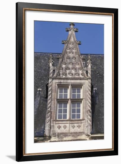 Architectural Detail from Chateau De La Motte-Glain, La Chapelle-Glain, Pays De La Loire, France-null-Framed Giclee Print