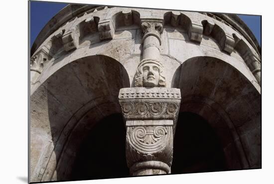 Architectural Detail from Fishermen's Bastion, on Varhegy Hill, Buda, Budapest-null-Mounted Giclee Print