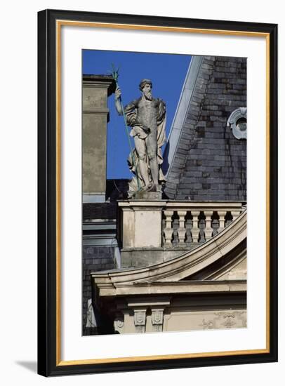 Architectural Detail from Inner Courtyard-null-Framed Giclee Print