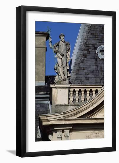 Architectural Detail from Inner Courtyard-null-Framed Giclee Print
