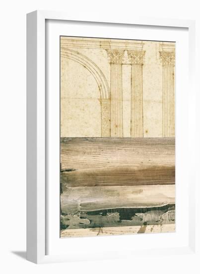 Architectural Detail II-Evan J. Locke-Framed Art Print