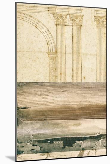 Architectural Detail II-Evan J. Locke-Mounted Art Print