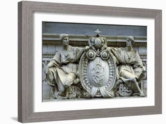 Architectural detail in Washington, D.C.-Carol Highsmith-Framed Art Print