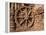 Architectural Detail of Stone Carved Chariot Wheel in the Temple, Sun Temple, Konark, Orissa, India-null-Framed Premier Image Canvas