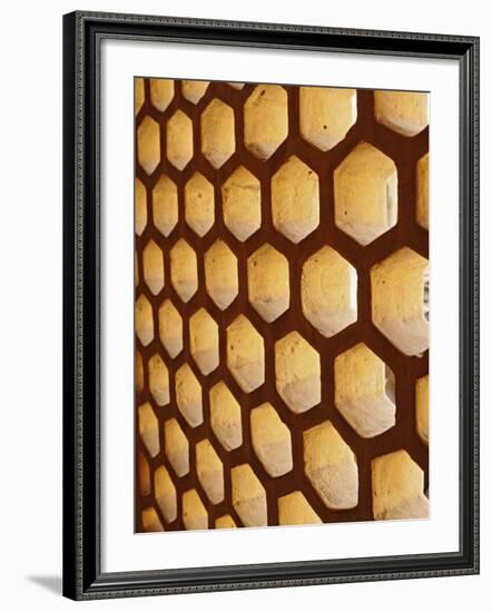 Architectural details, Amber Fort, Jaipur, India-Adam Jones-Framed Photographic Print