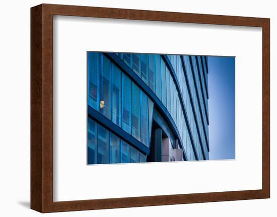 Architectural Details of the Modern Wsfs Bank Building in Downtown Wilmington, Delaware.-Jon Bilous-Framed Photographic Print