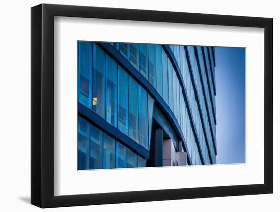 Architectural Details of the Modern Wsfs Bank Building in Downtown Wilmington, Delaware.-Jon Bilous-Framed Photographic Print