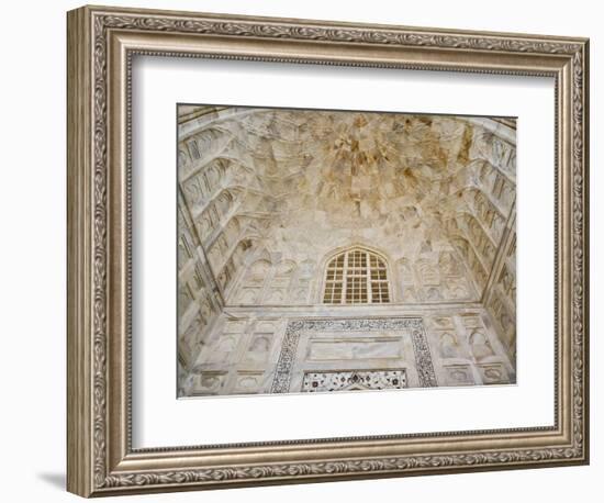 Architectural details, Taj Mahal, Agra, India-Adam Jones-Framed Photographic Print