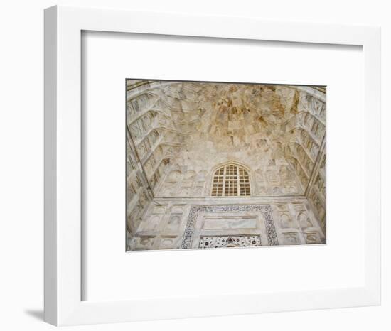 Architectural details, Taj Mahal, Agra, India-Adam Jones-Framed Photographic Print