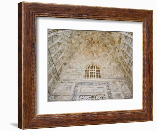 Architectural details, Taj Mahal, Agra, India-Adam Jones-Framed Photographic Print