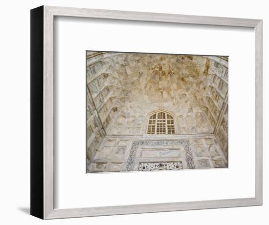 Architectural details, Taj Mahal, Agra, India-Adam Jones-Framed Photographic Print