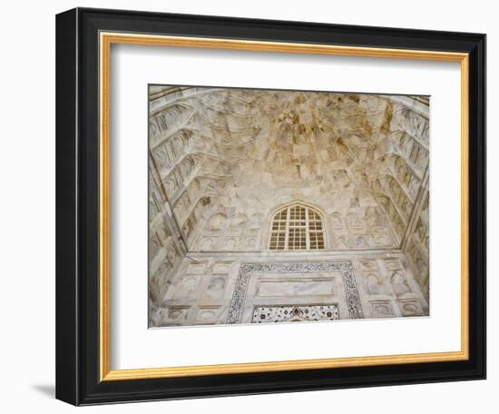 Architectural details, Taj Mahal, Agra, India-Adam Jones-Framed Photographic Print
