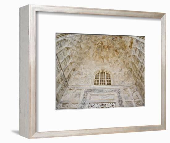 Architectural details, Taj Mahal, Agra, India-Adam Jones-Framed Photographic Print