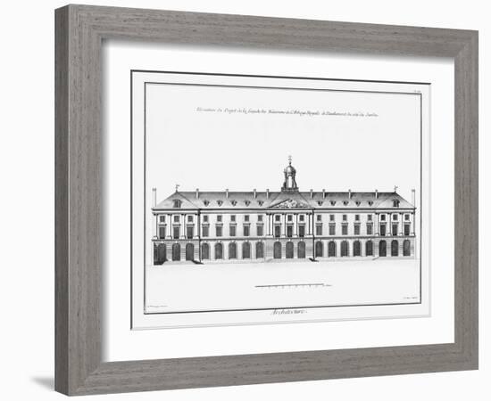 Architectural Elevation II-null-Framed Art Print