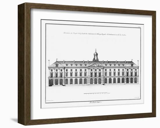 Architectural Elevation II-null-Framed Art Print