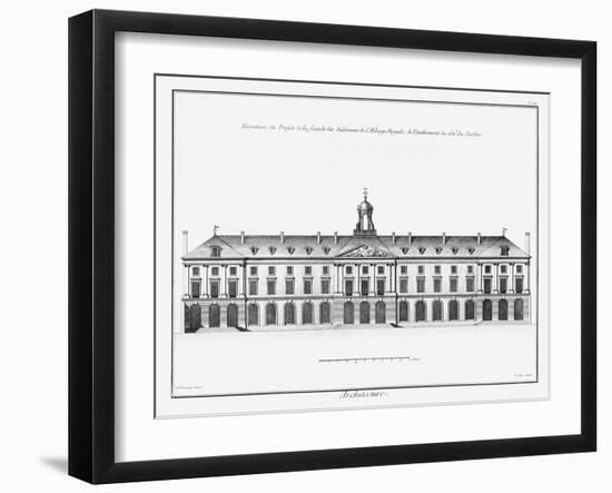 Architectural Elevation II-null-Framed Art Print