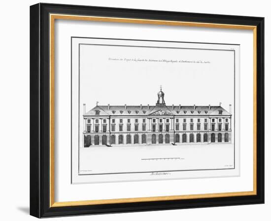 Architectural Elevation II-null-Framed Art Print