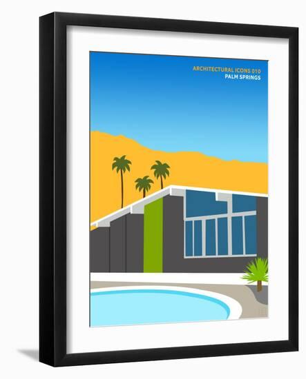 Architectural Icons 010-THE Studio-Framed Giclee Print