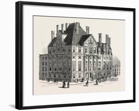 Architectural Progress of New York City. New Quarters of the Union League Club on Fifth Avenue. U.S-null-Framed Giclee Print