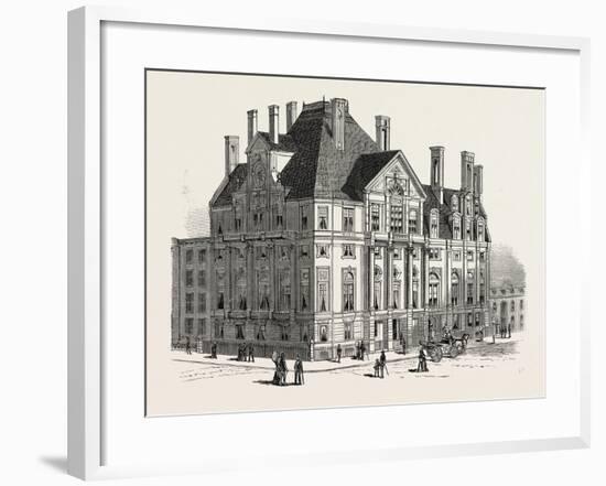 Architectural Progress of New York City. New Quarters of the Union League Club on Fifth Avenue. U.S-null-Framed Giclee Print