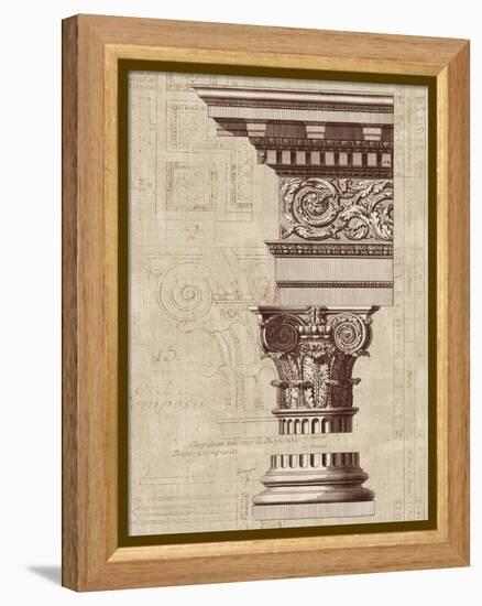 Architectural Rendering I Burlap-Hugo Wild-Framed Stretched Canvas