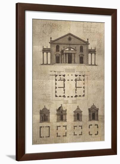 Architectural Sketch II-School of Padua-Framed Giclee Print