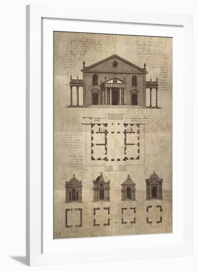 Architectural Sketch II-School of Padua-Framed Giclee Print