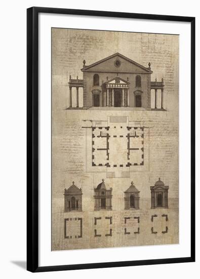 Architectural Sketch II-School of Padua-Framed Giclee Print