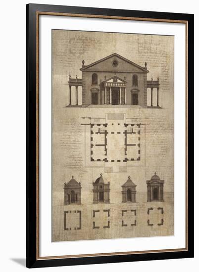 Architectural Sketch II-School of Padua-Framed Giclee Print