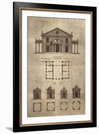 Architectural Sketch II-School of Padua-Framed Giclee Print