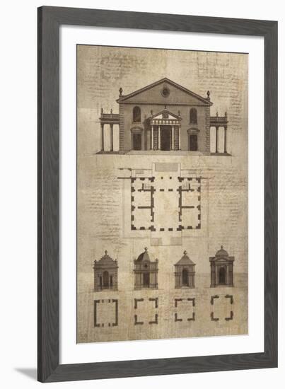 Architectural Sketch II-School of Padua-Framed Giclee Print