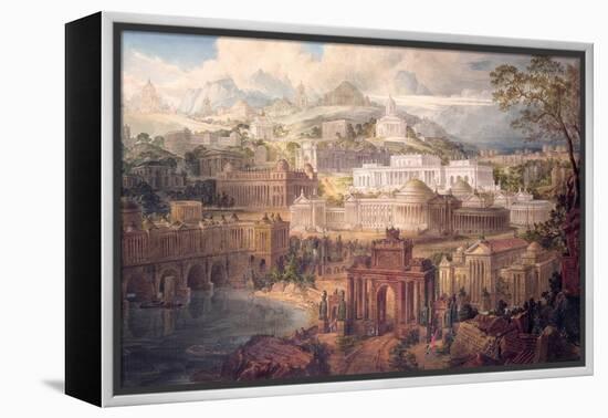 Architectural Visions of Early Fancy, in the Gay Morning of Youth, and Dreams in the Evening of…-Joseph Michael Gandy-Framed Premier Image Canvas