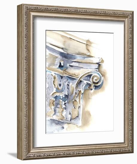 Architectural Watercolor Sketch I-Ethan Harper-Framed Art Print