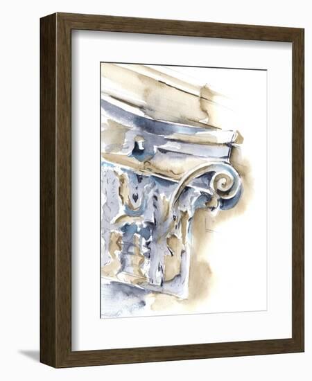 Architectural Watercolor Sketch I-Ethan Harper-Framed Art Print