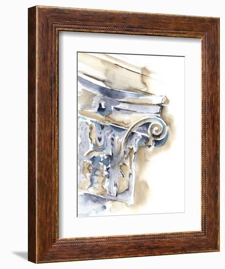 Architectural Watercolor Sketch I-Ethan Harper-Framed Art Print