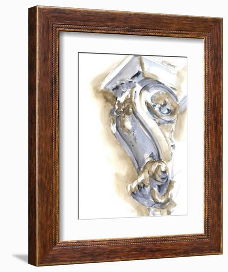 Architectural Watercolor Sketch III-Ethan Harper-Framed Art Print