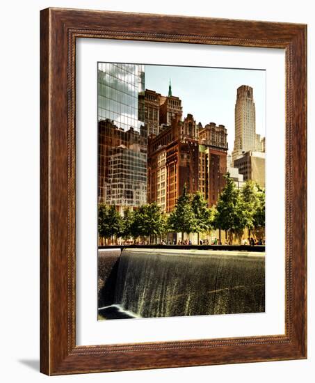 Architecture and Buildings, 9/11 Memorial, 1Wtc, Manhattan, New York City, United States, USA-Philippe Hugonnard-Framed Photographic Print