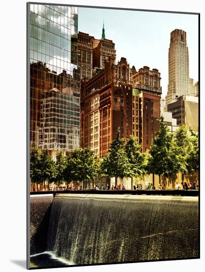Architecture and Buildings, 9/11 Memorial, 1Wtc, Manhattan, New York City, United States, USA-Philippe Hugonnard-Mounted Photographic Print