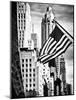 Architecture and Buildings, Skyscrapers View, American Flag, Midtown Manhattan, NYC, USA-Philippe Hugonnard-Mounted Photographic Print