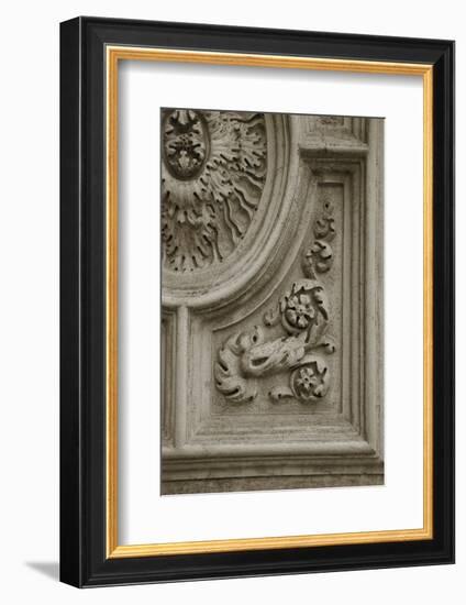 Architecture Detail in Sepia II-Laura DeNardo-Framed Photographic Print