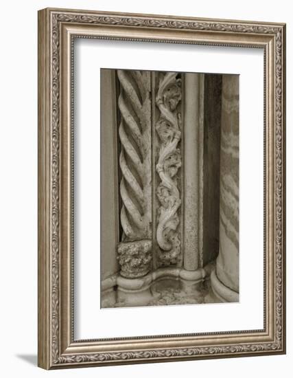 Architecture Detail in Sepia III-Laura DeNardo-Framed Photographic Print