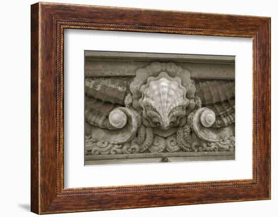 Architecture Detail in Sepia VI-Laura DeNardo-Framed Photographic Print