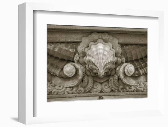 Architecture Detail in Sepia VI-Laura DeNardo-Framed Photographic Print