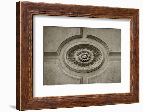 Architecture Detail in Sepia VII-Laura DeNardo-Framed Photographic Print