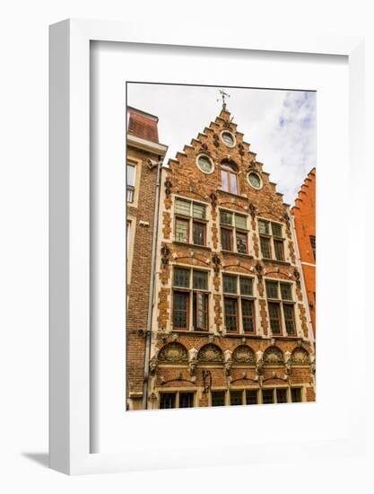 Architecture in Bruges, West Flanders, Belgium.-Michael DeFreitas-Framed Photographic Print