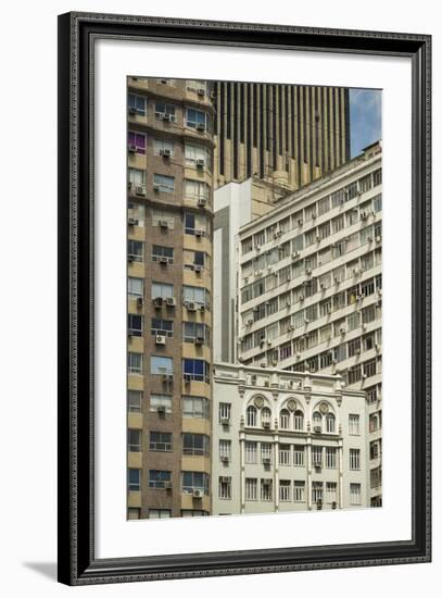 Architecture in Central Rio De Janeiro, Brazil, South America-Ben Pipe-Framed Photographic Print